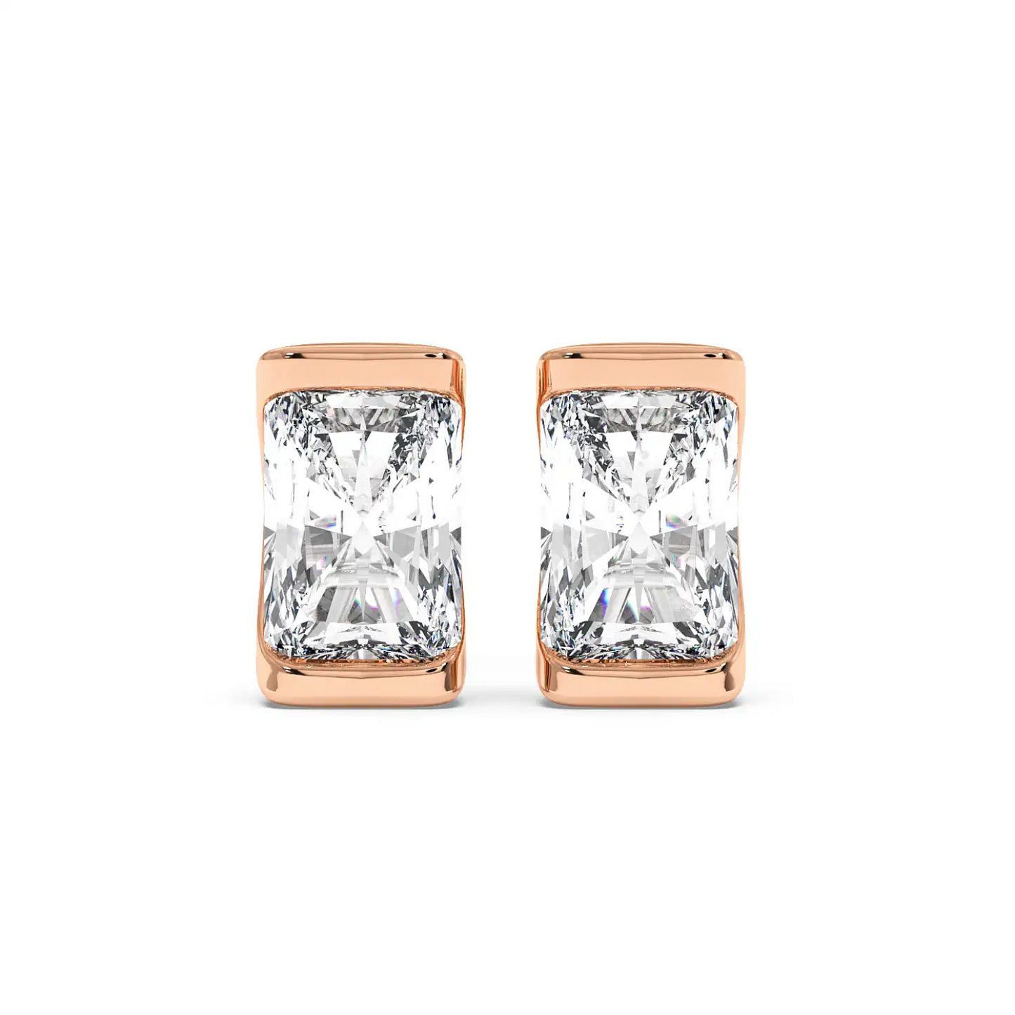 Solitaire Earring - Radiant
