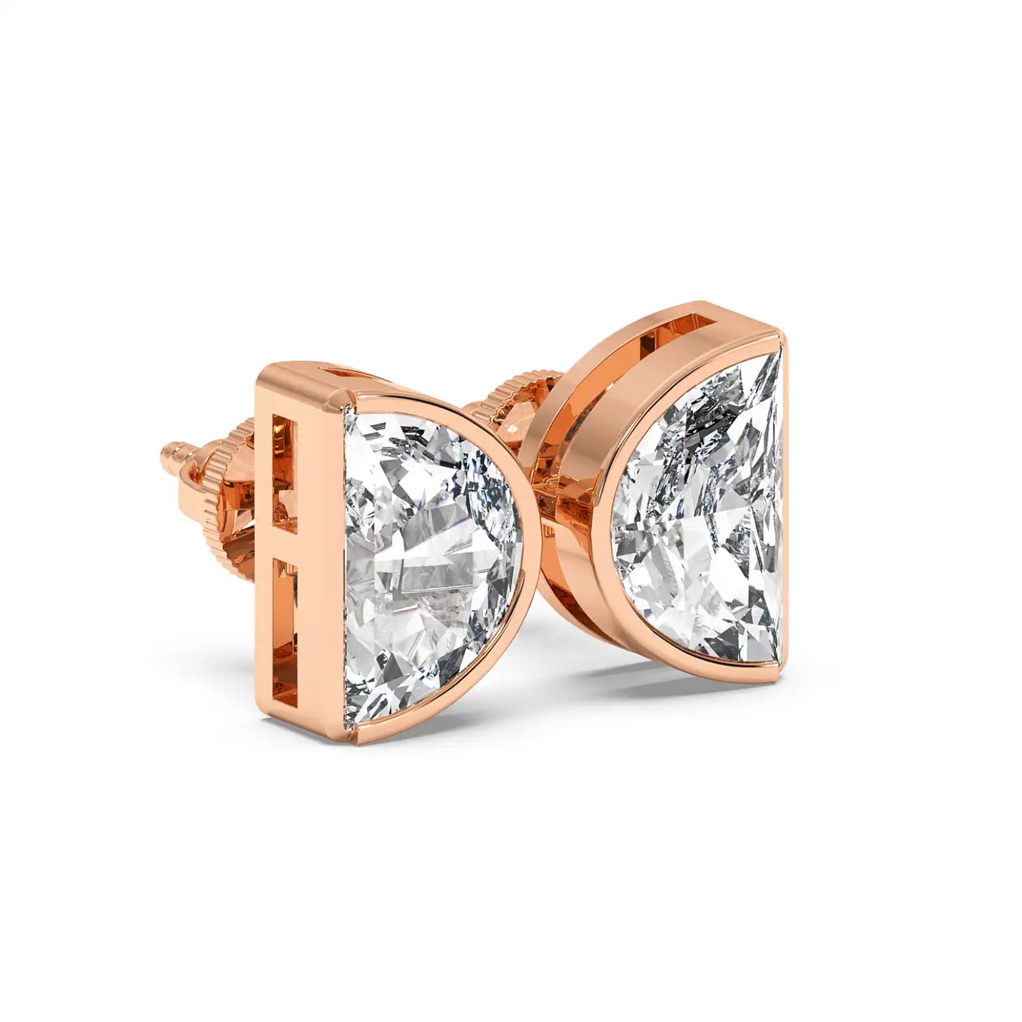 Solitaire Earring - Halfmoon