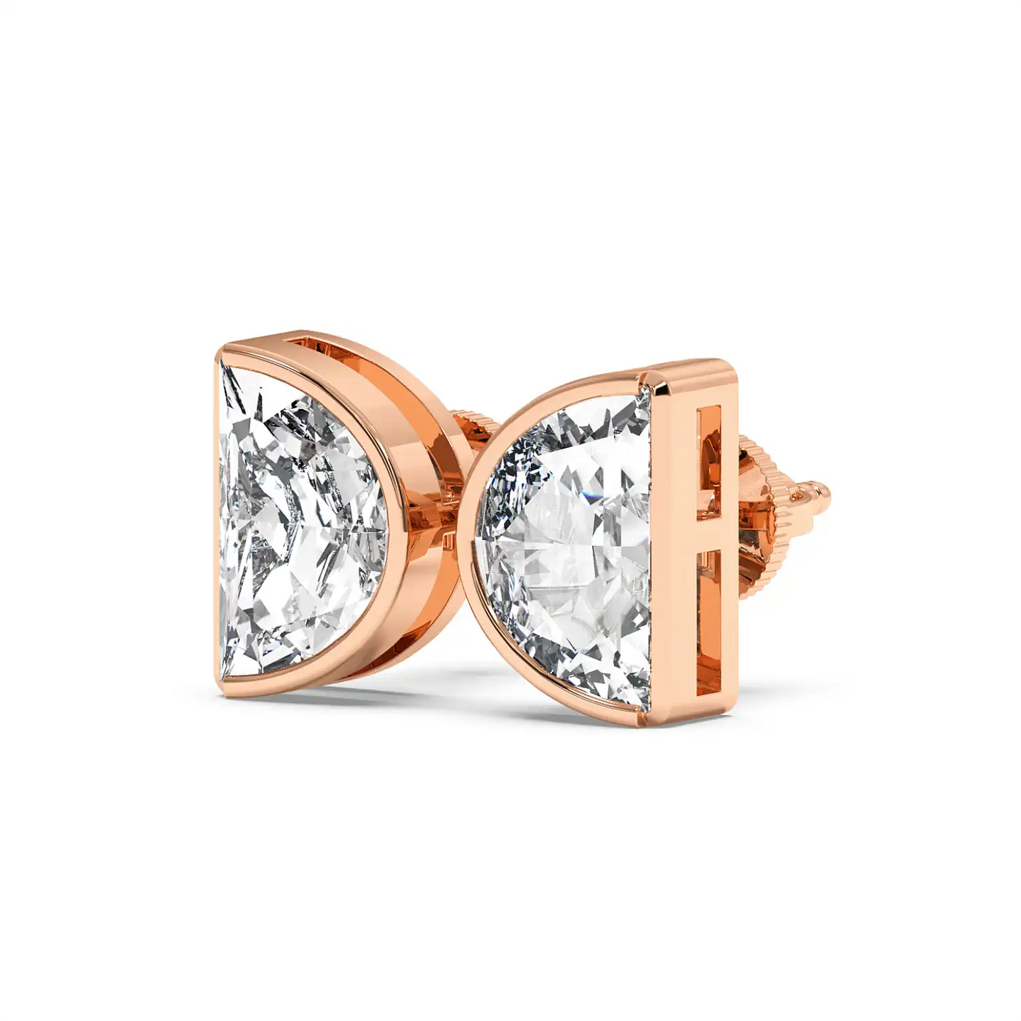 Solitaire Earring - Halfmoon