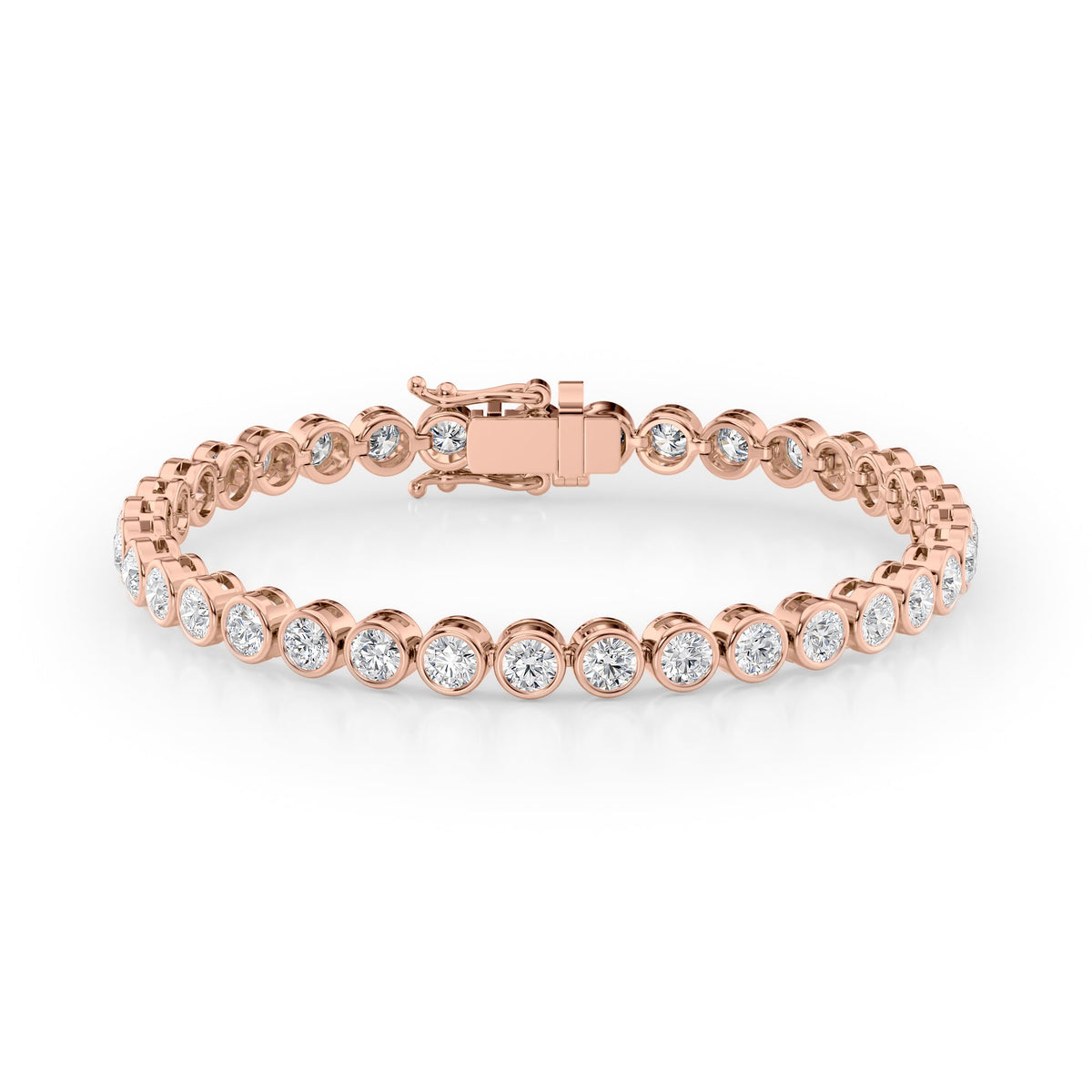 Lab Diamond Bezel Tennis Bracelet
