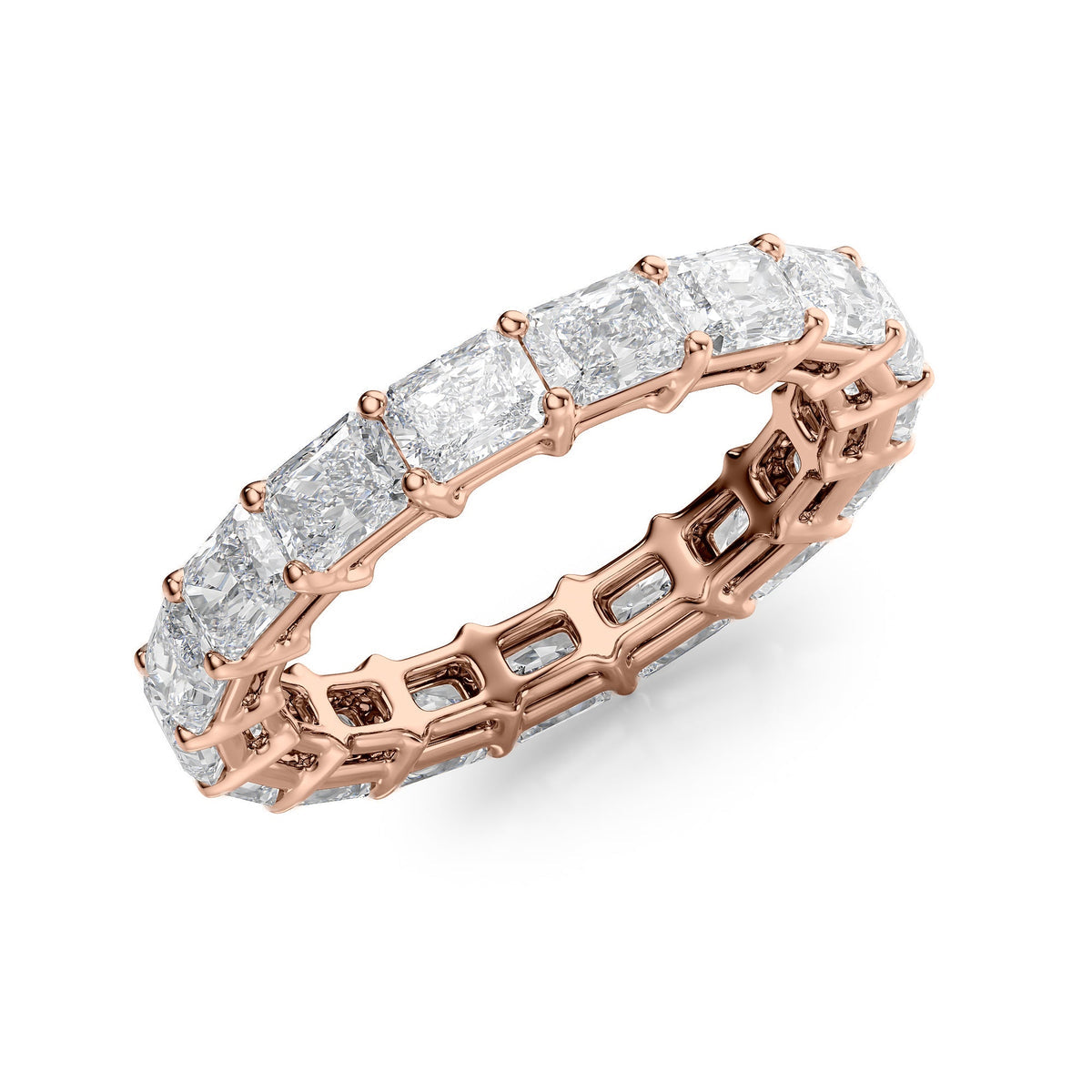 East West Radiant Diamond Eternity Ring