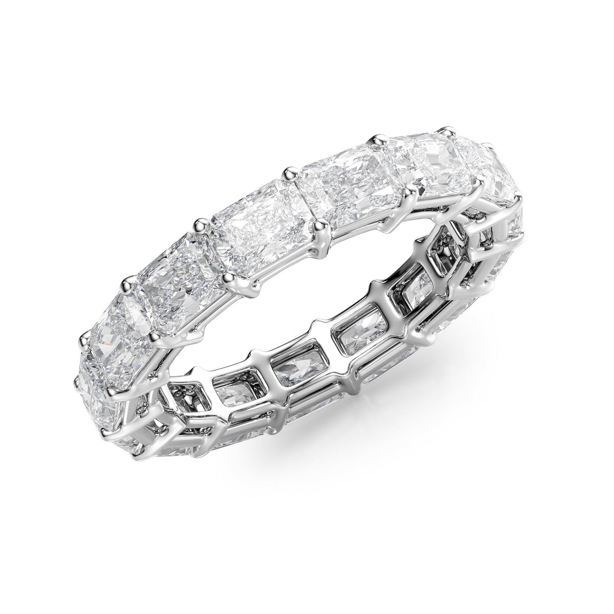 East West Radiant Diamond Eternity Ring
