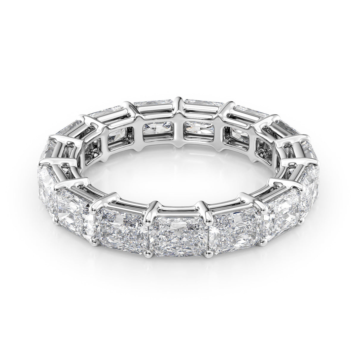 East West Radiant Diamond Eternity Ring