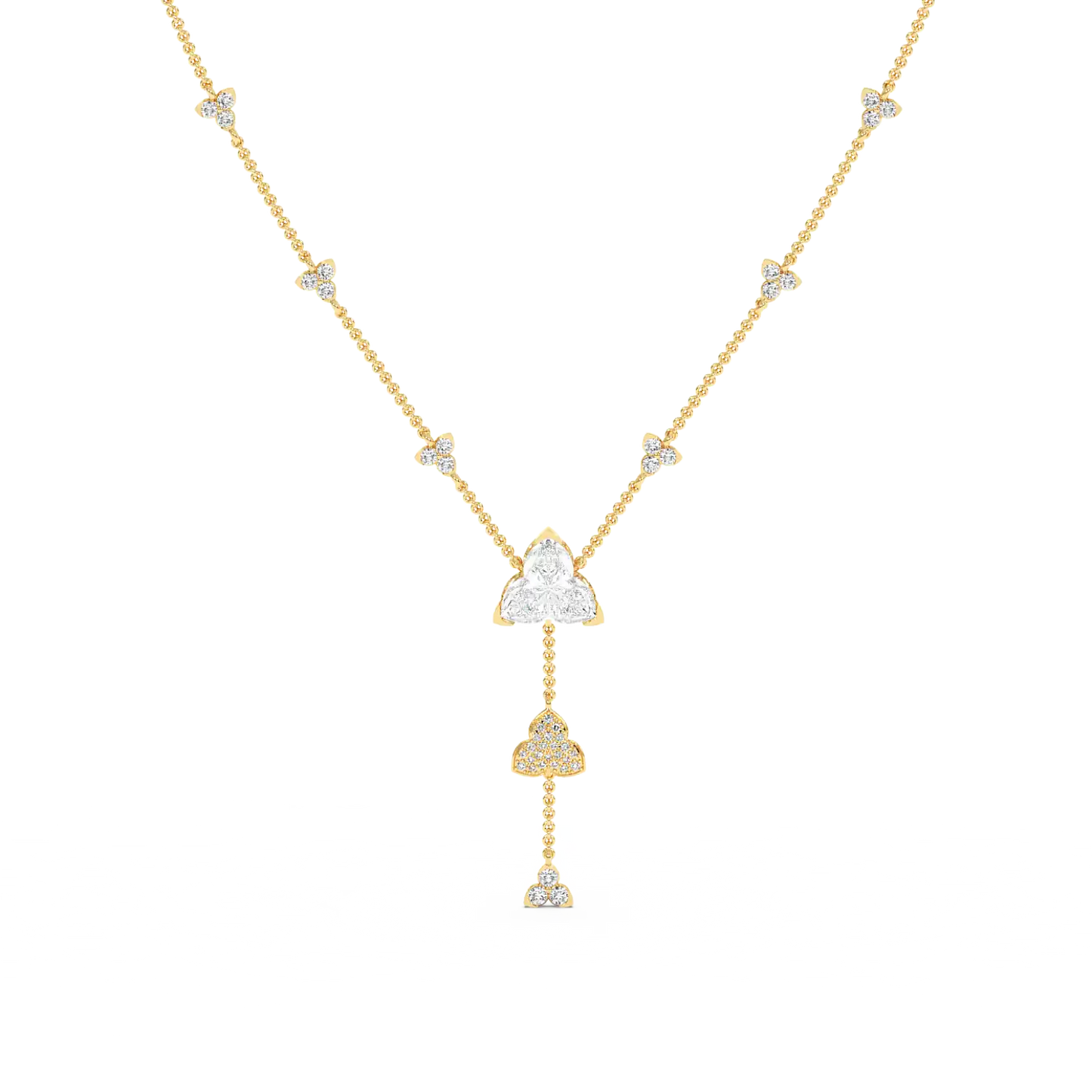 Petal Cascade Y-Necklace