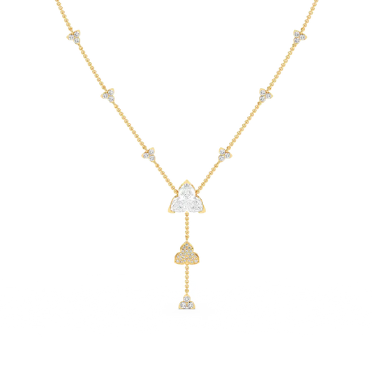 Petal Cascade Y-Necklace