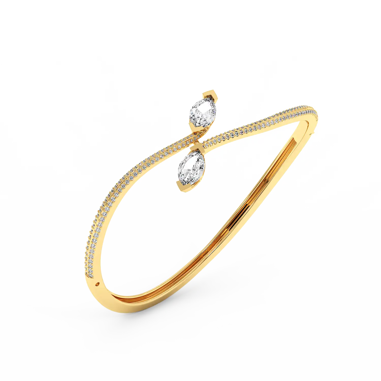 Lucent Marquise Bangle