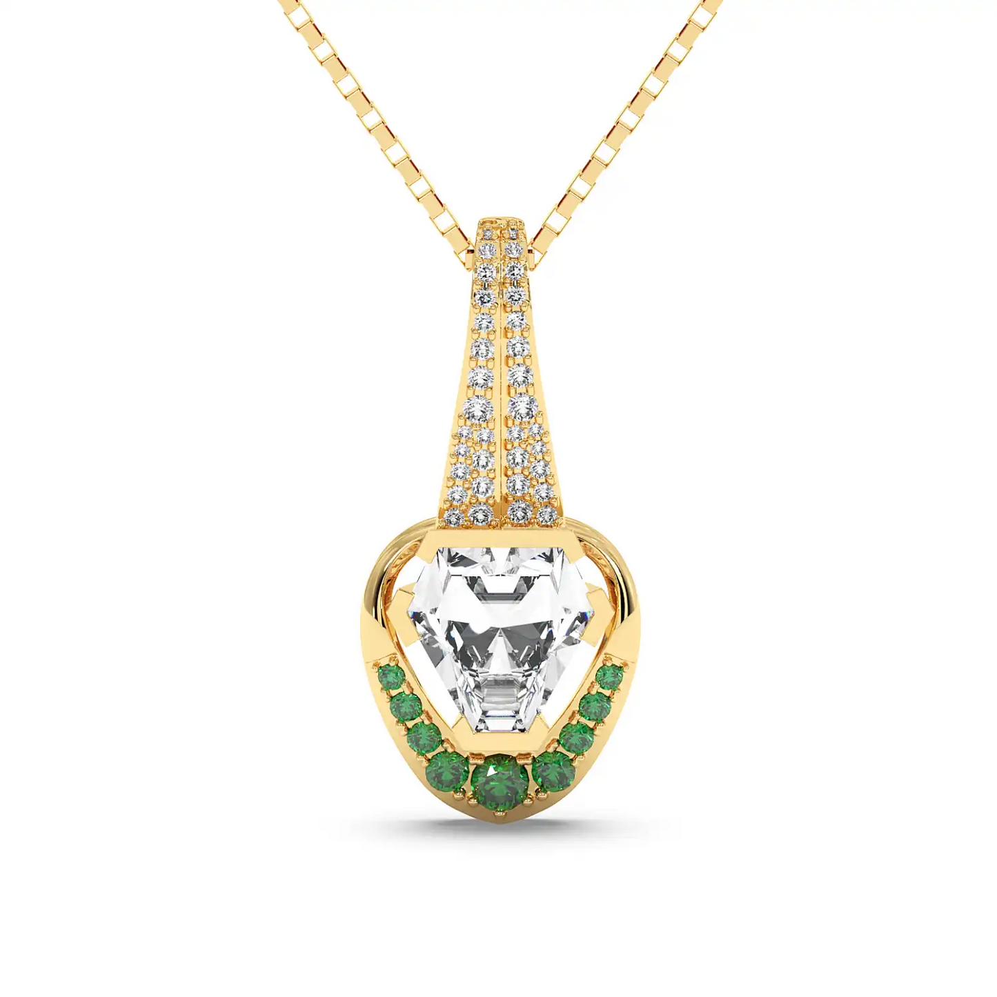 Calfstone Drop Necklace