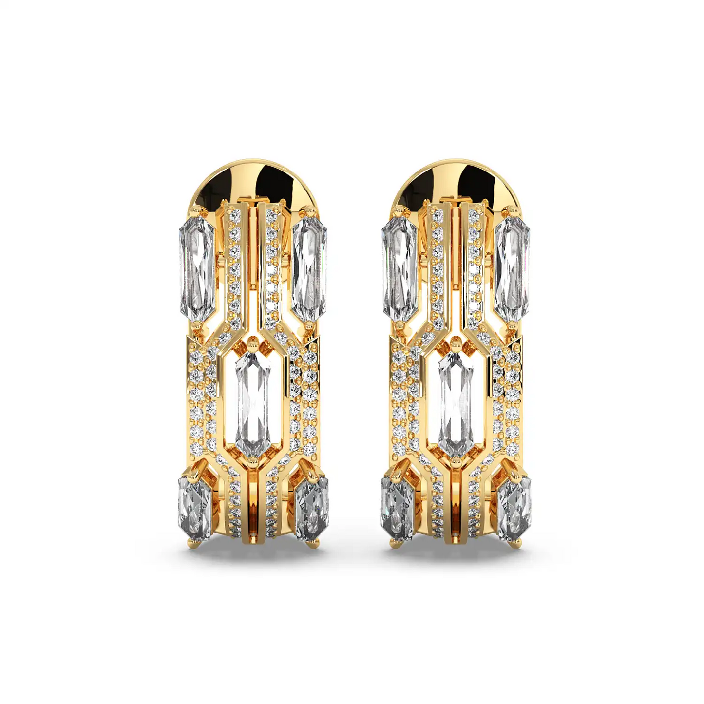 Obelisk Hexa Earrings