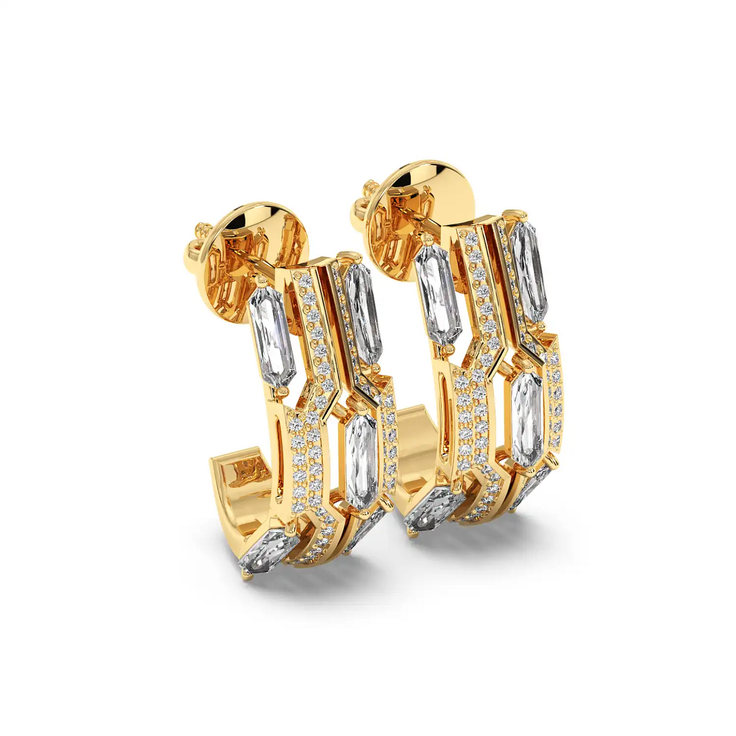 Obelisk Hexa Earrings