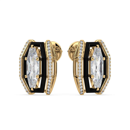 Geo Octagon Earrings