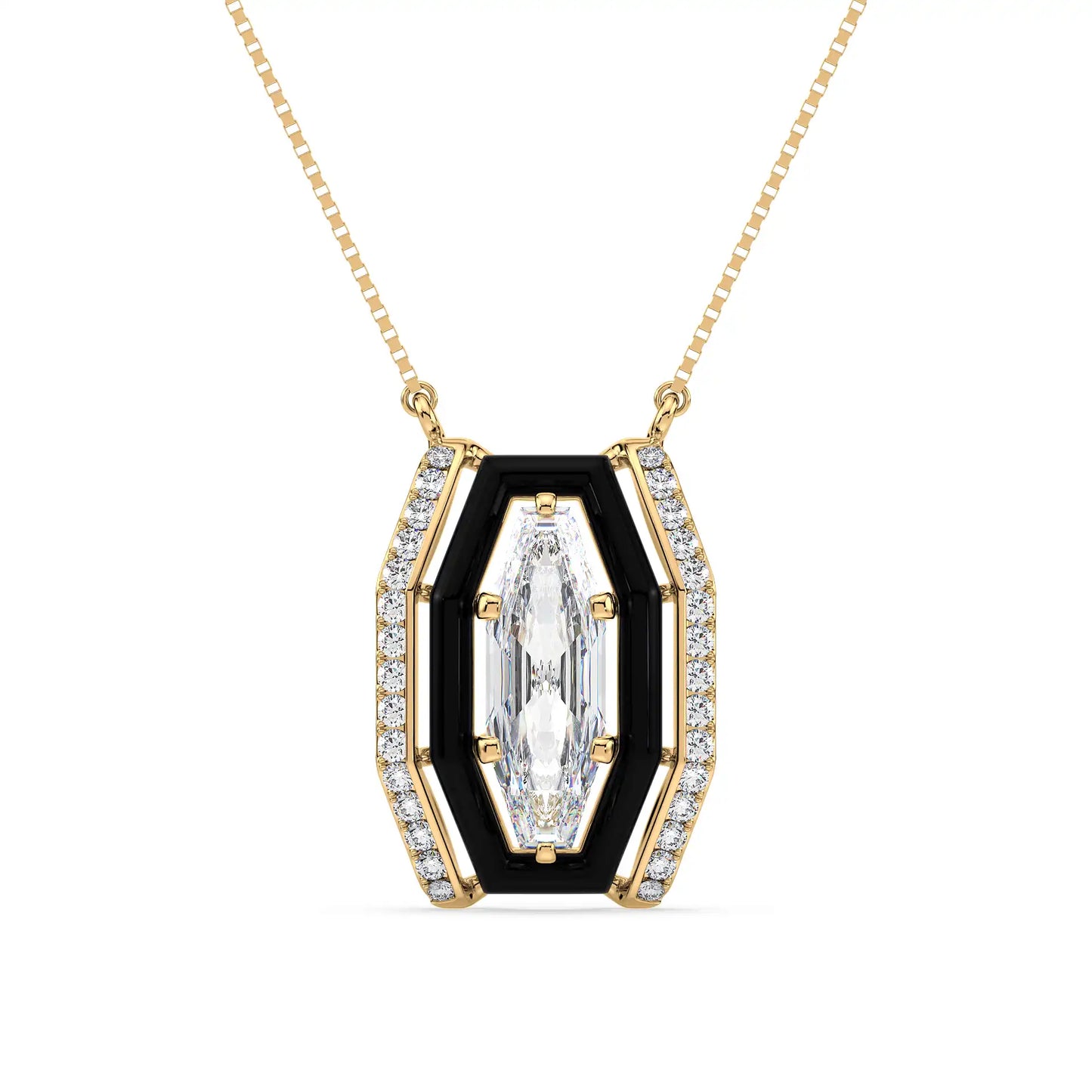 Geo Octagon Necklace
