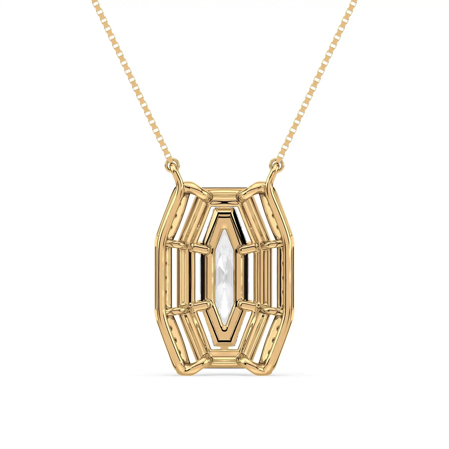 Geo Octagon Necklace