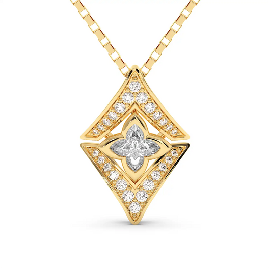 Floral Crest Pendant