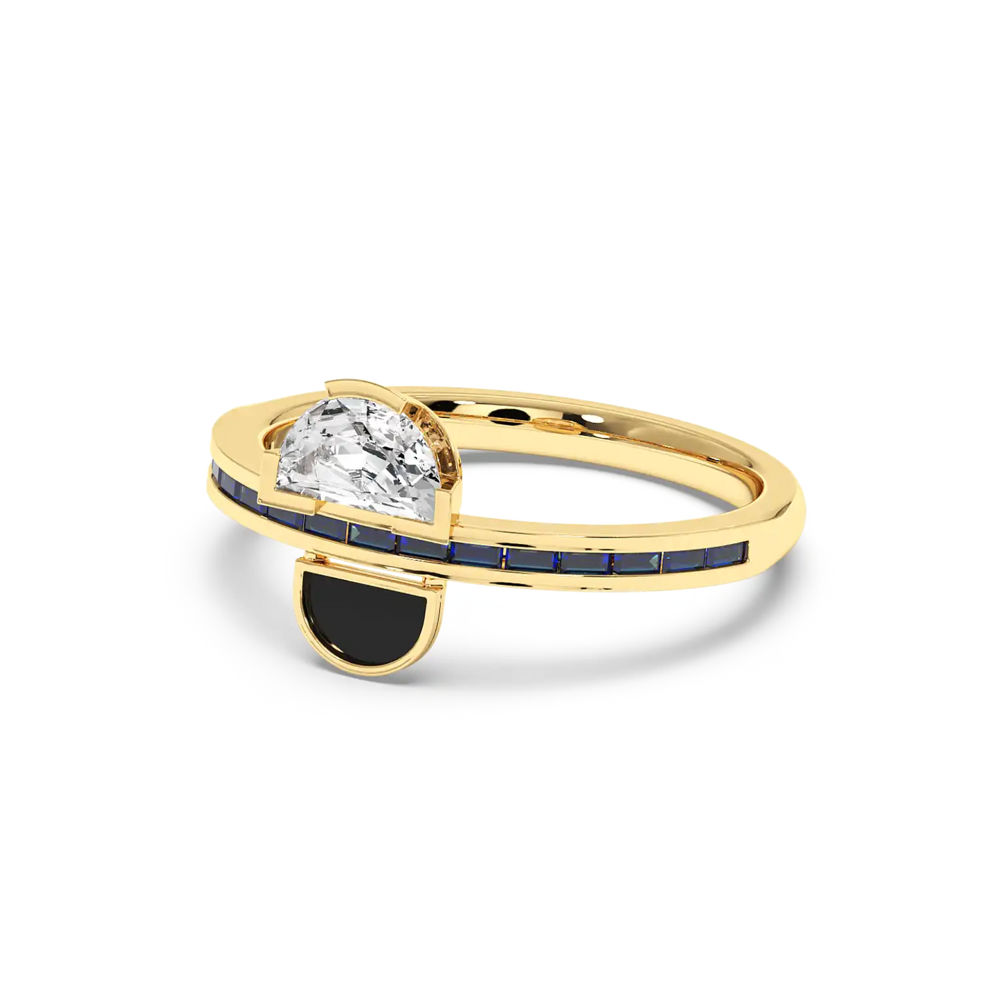 Lunar Split Ring