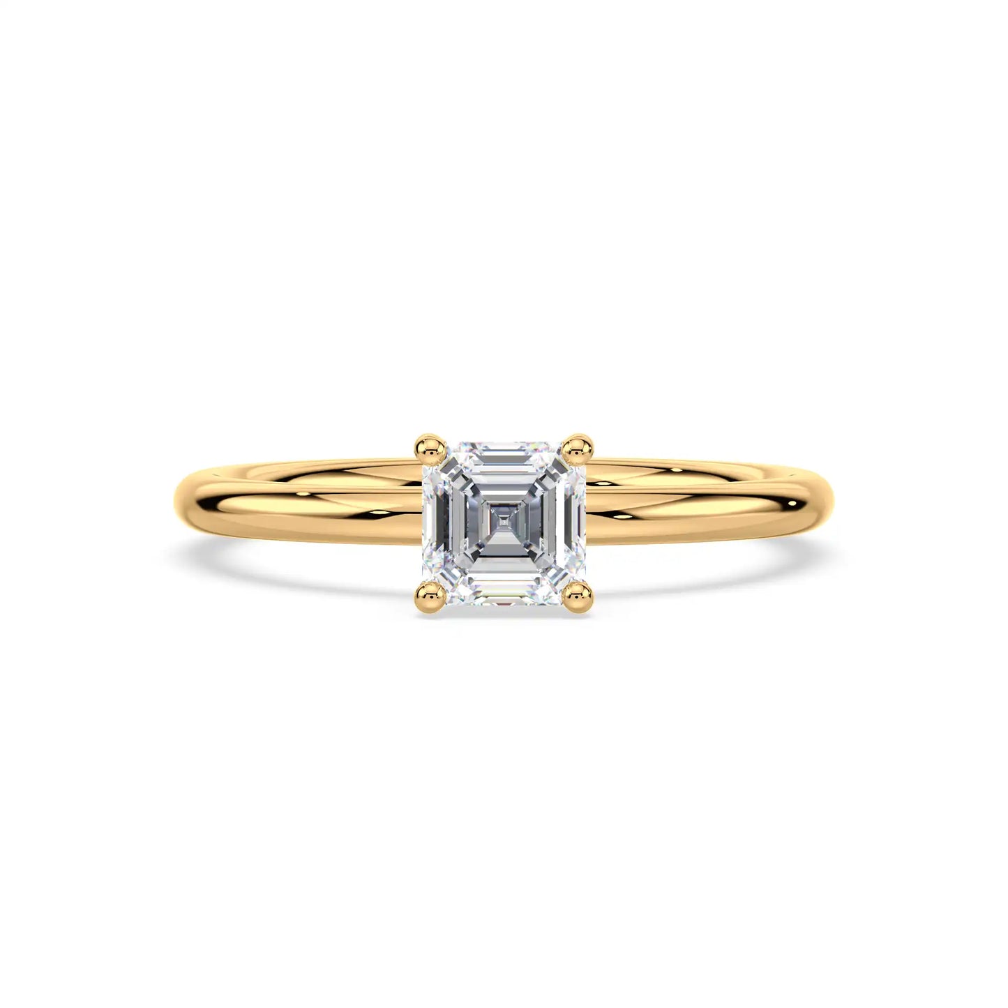 Solitaire Ring - Asscher