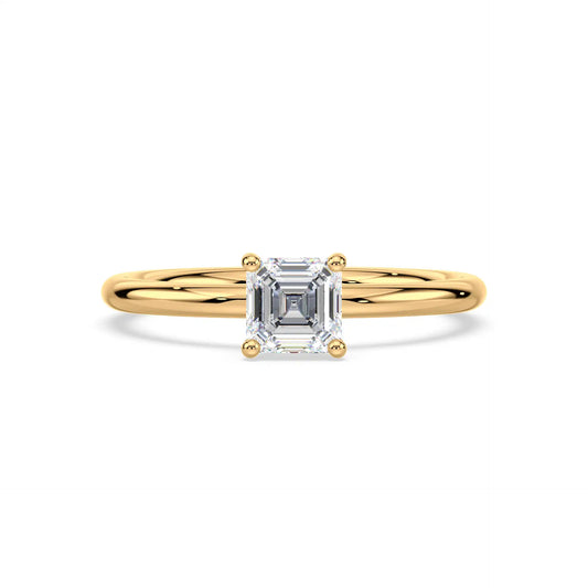 Solitaire Ring - Asscher