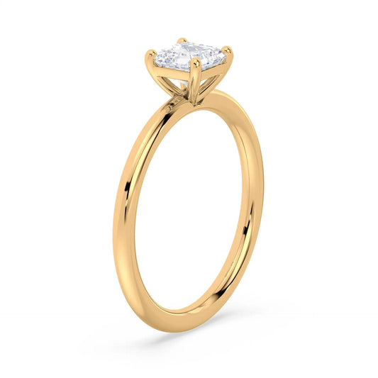 Solitaire Asscher Ring