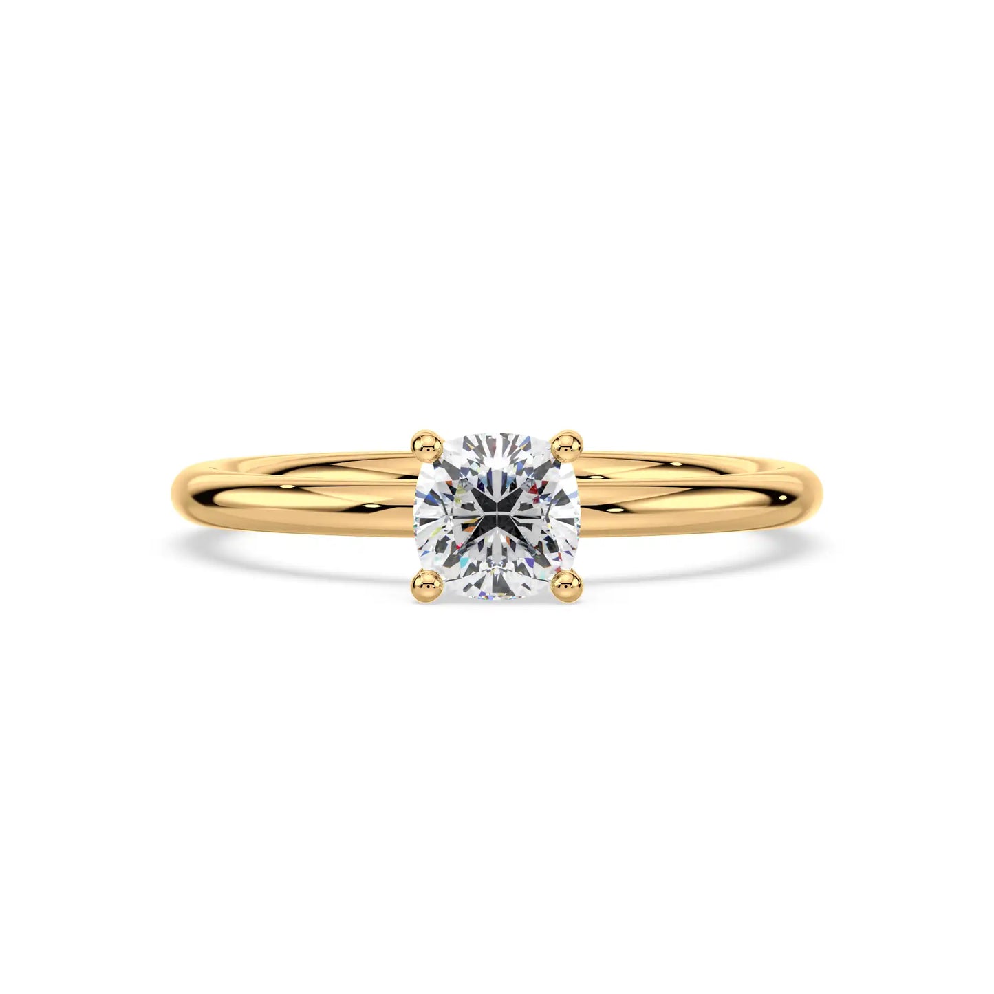 Solitaire Ring - Cushion