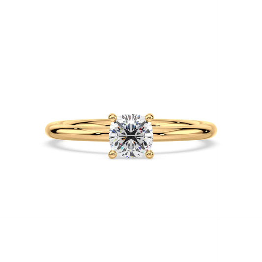 Solitaire Ring - Cushion