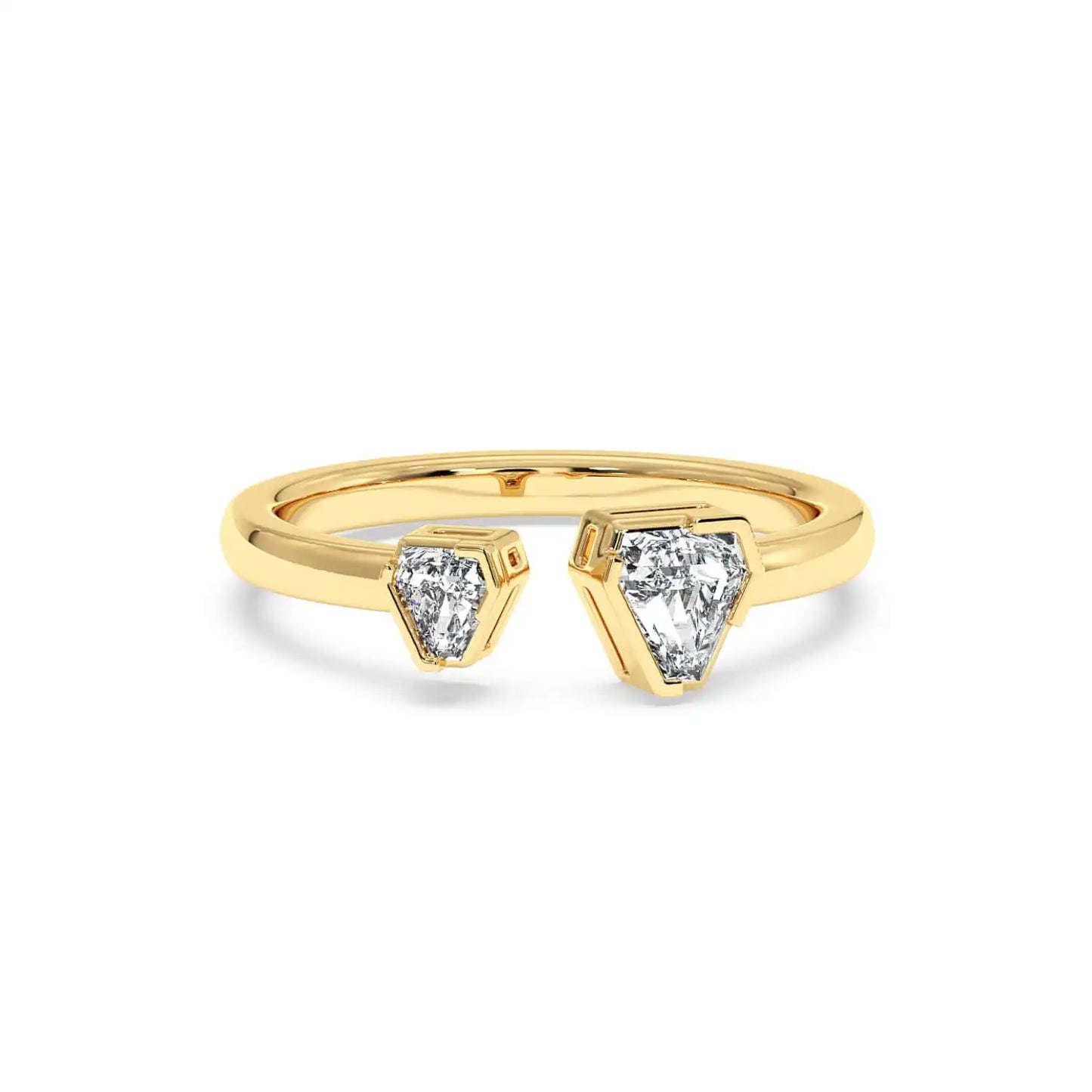 Two Stone Ring - Coffin