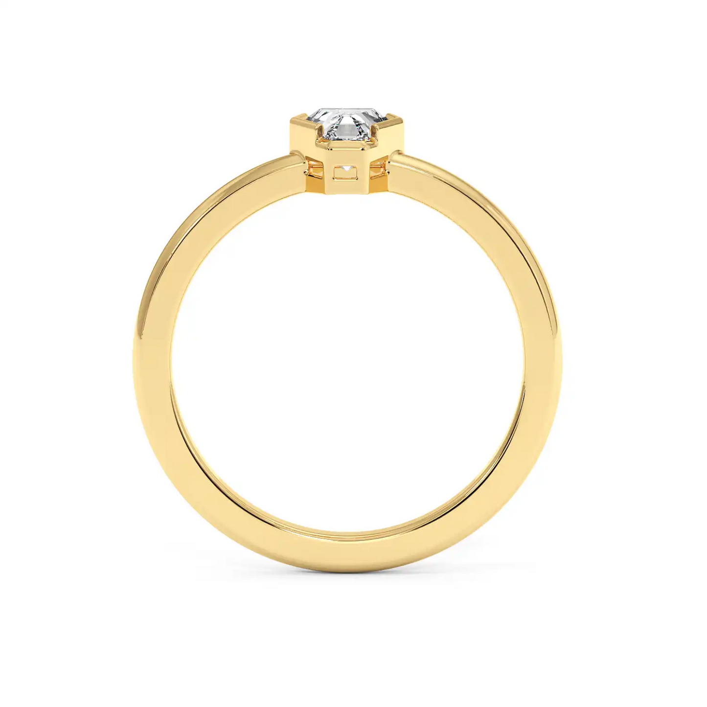 Solitaire Ring - Coffin