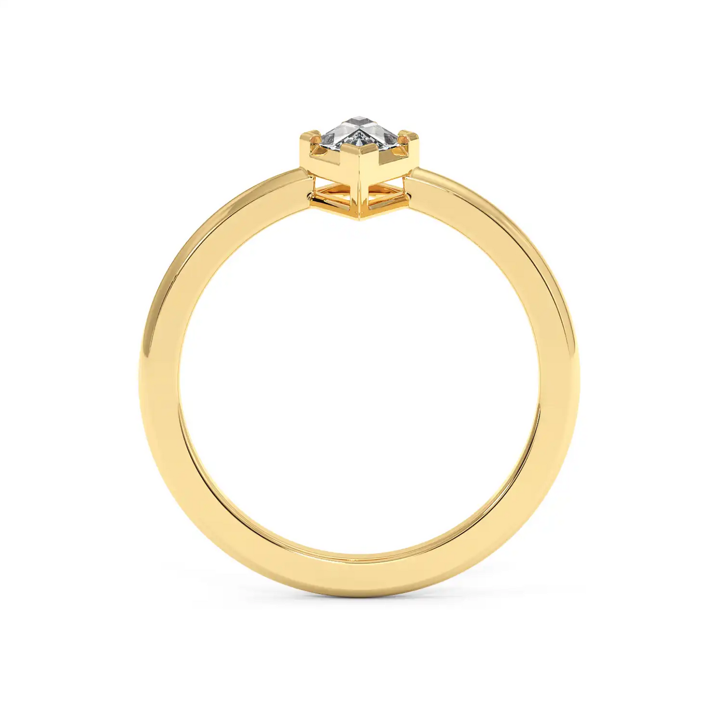 Solitaire Ring - Lozenge