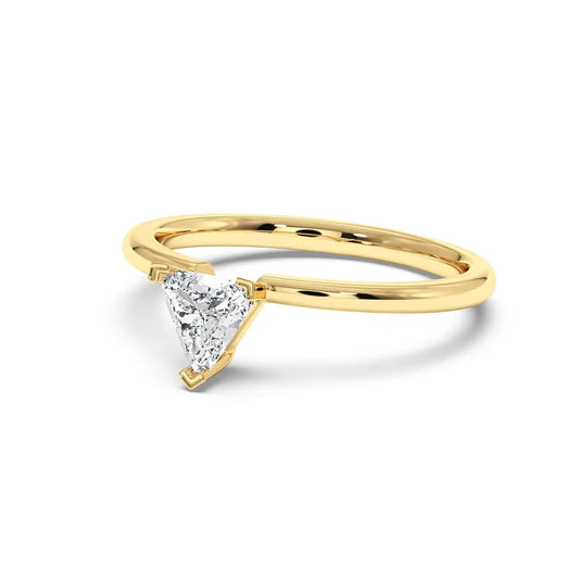 Solitaire Trillion Ring