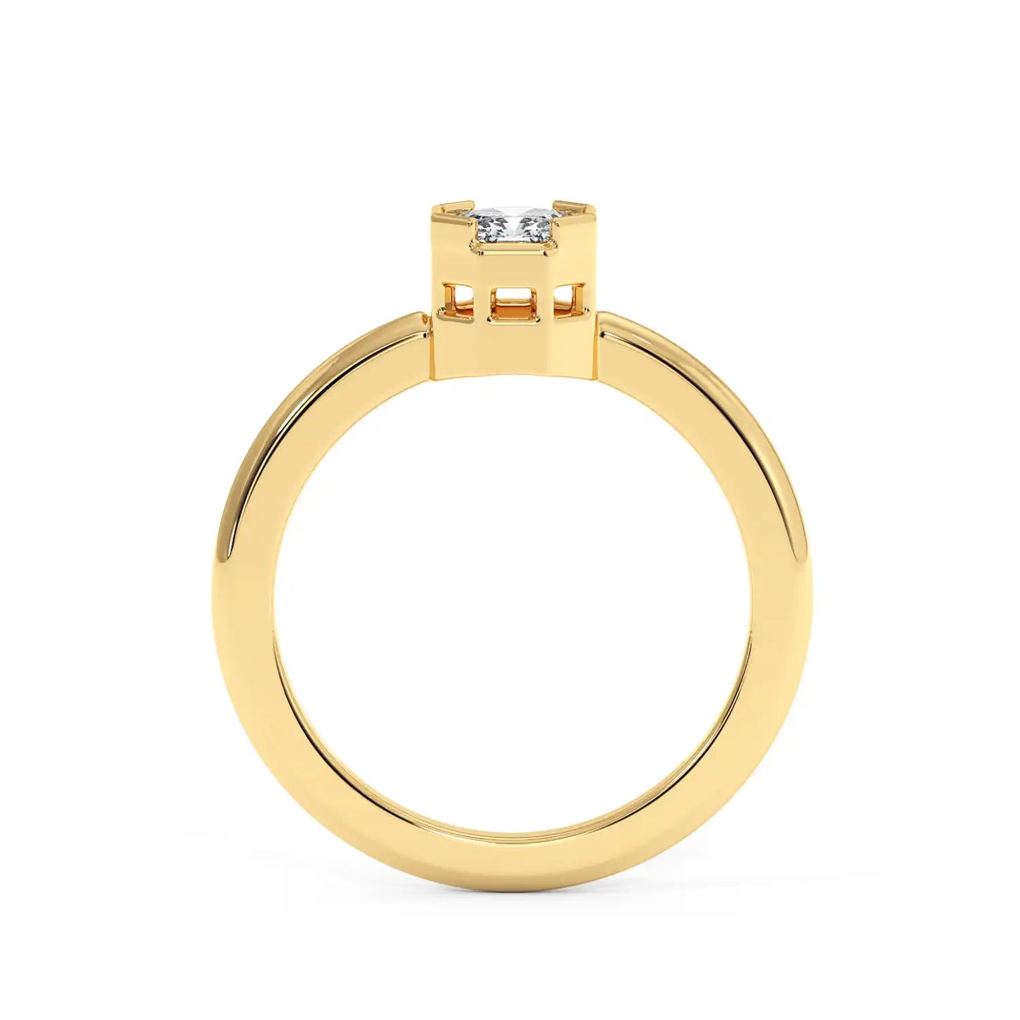 Solitaire Ring - Octagon