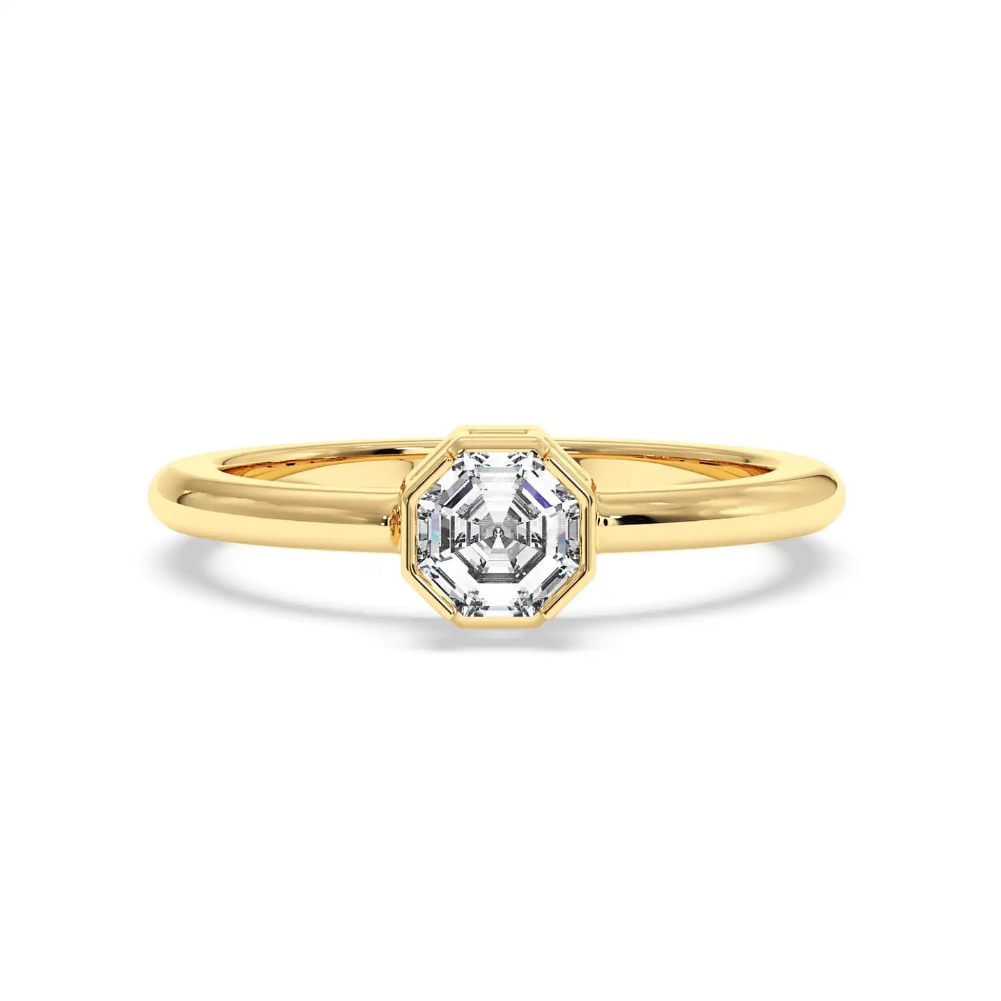 Solitaire Ring - Octagon