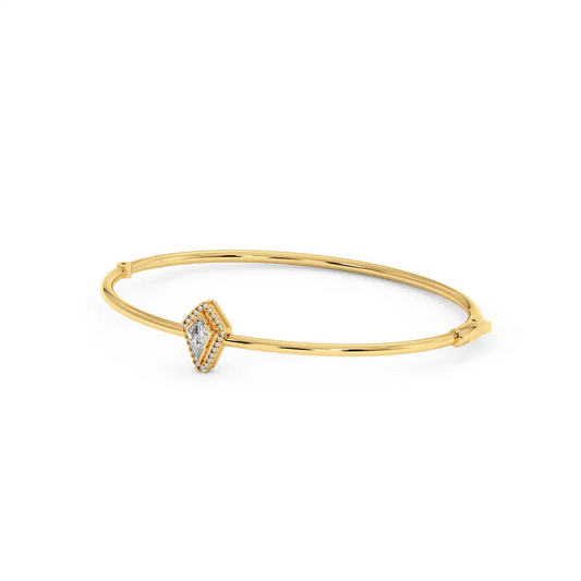 Solitaire Halo Bracelet - Kite