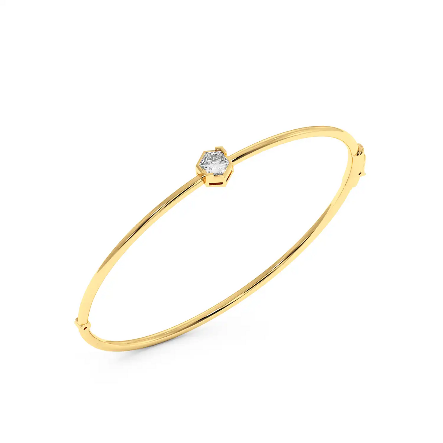 Solitaire Bracelet - Hexagon