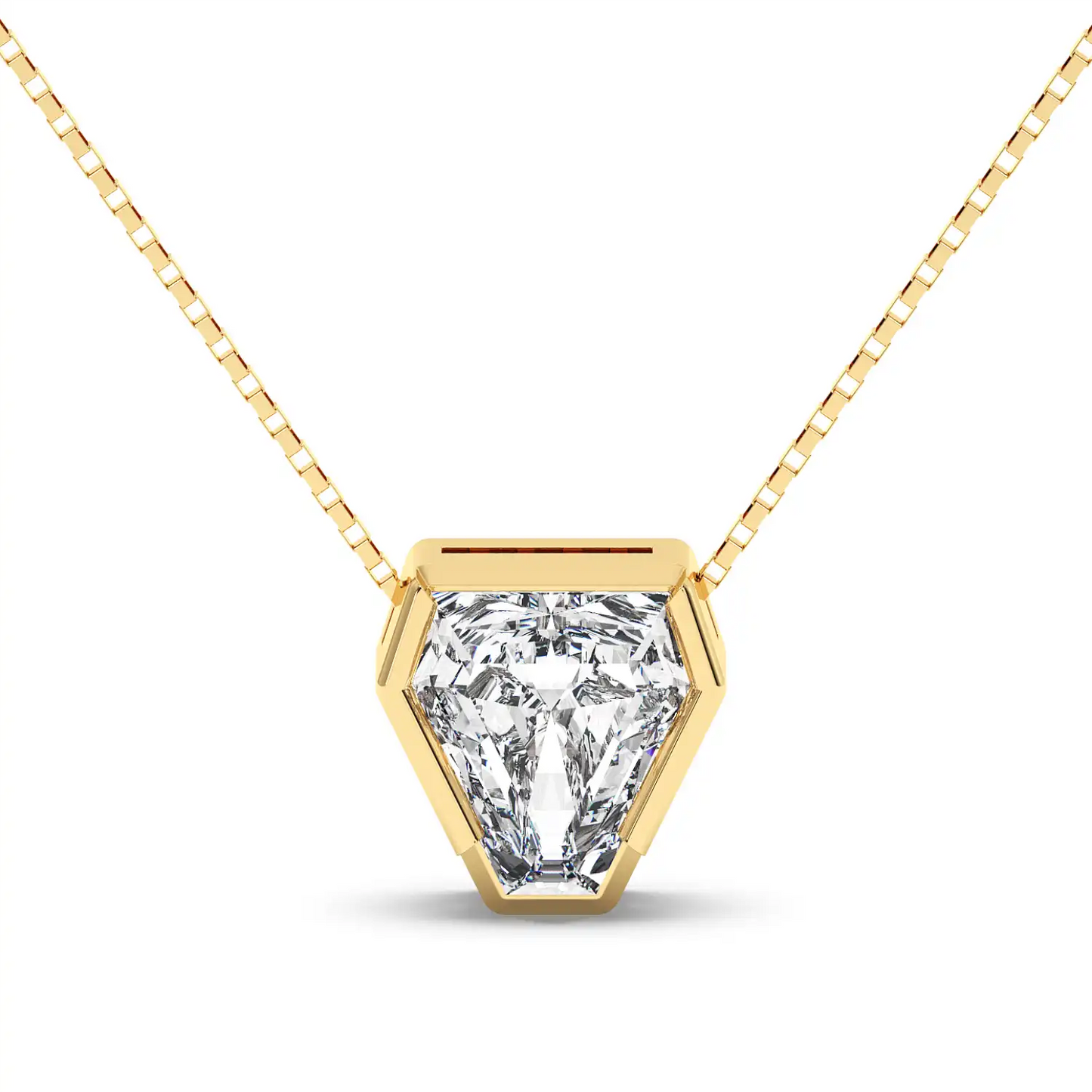 Solitaire Pendant - Coffin