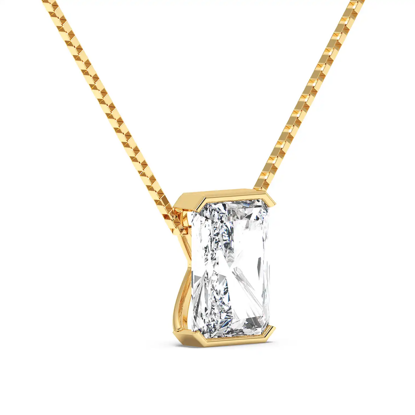 Solitaire Pendant - Radiant