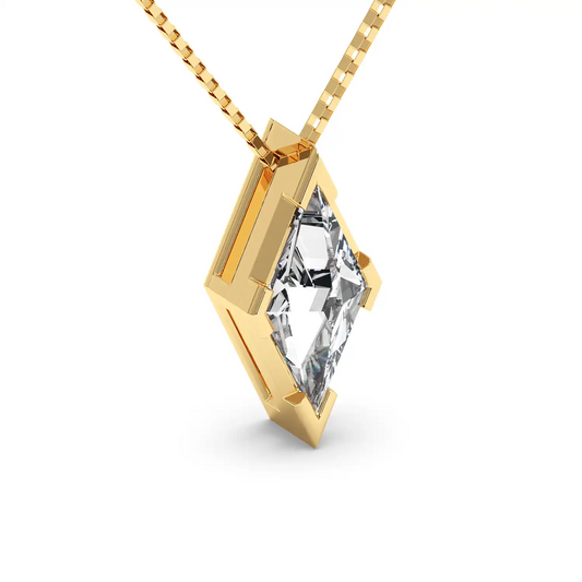 Solitaire Pendant - Lozenge