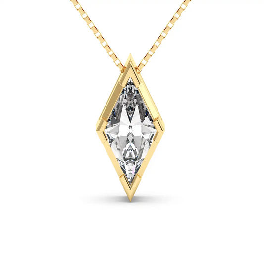 Solitaire Pendant - Lozenge