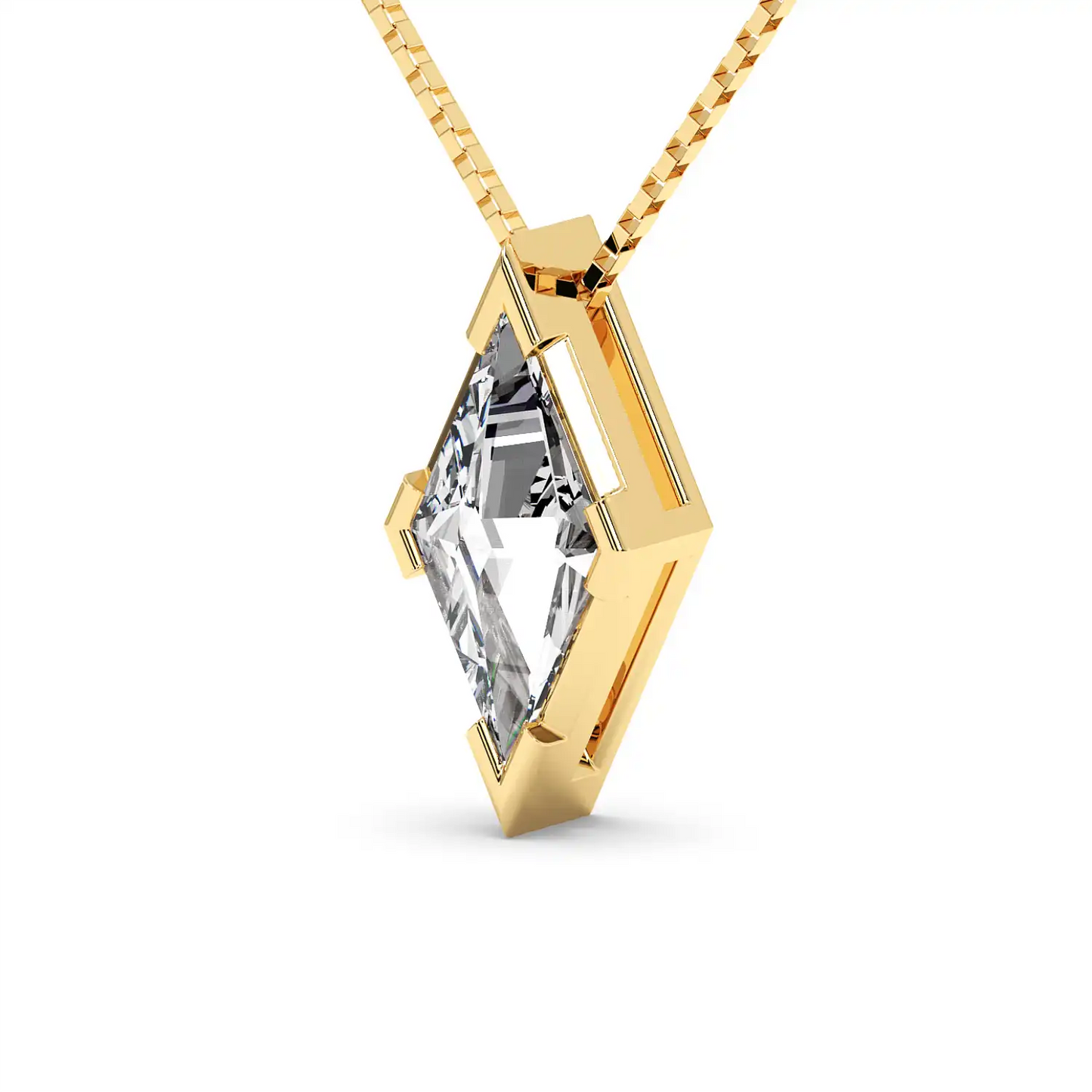 Solitaire Pendant - Lozenge