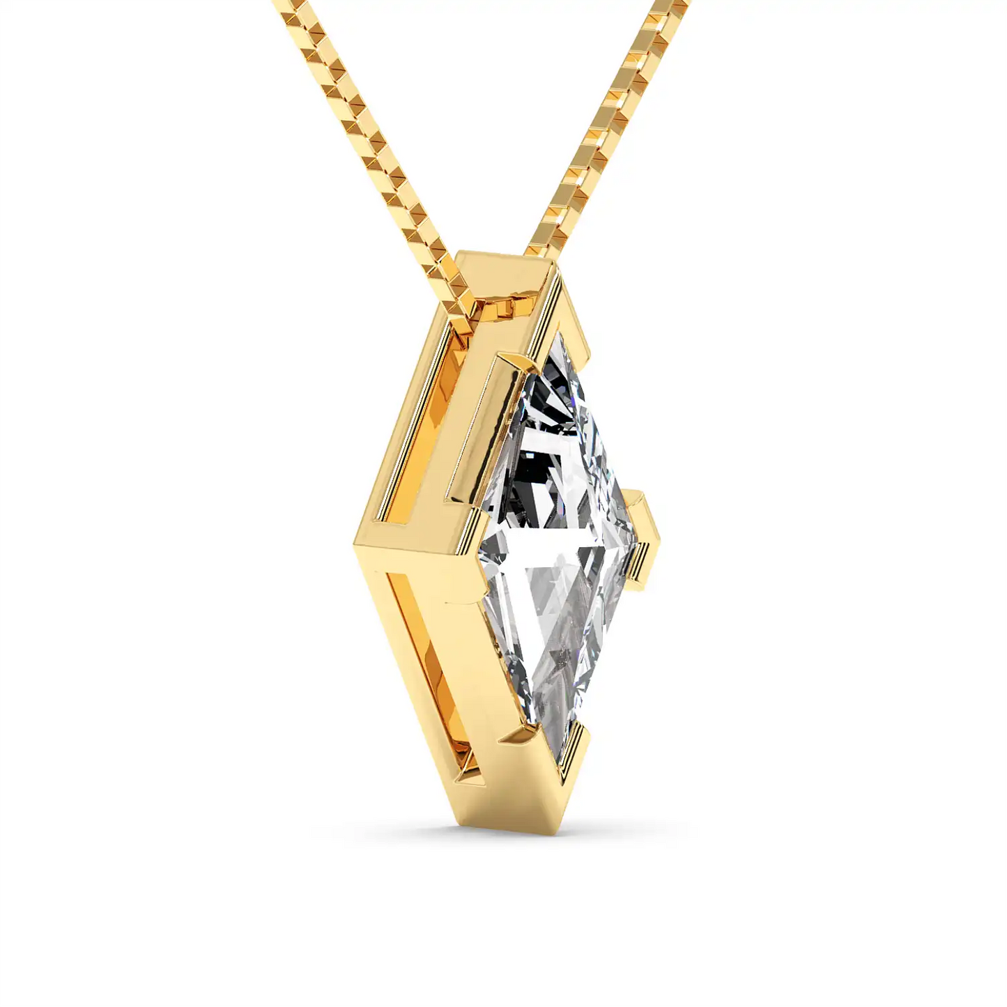 Solitaire Pendant - Lozenge