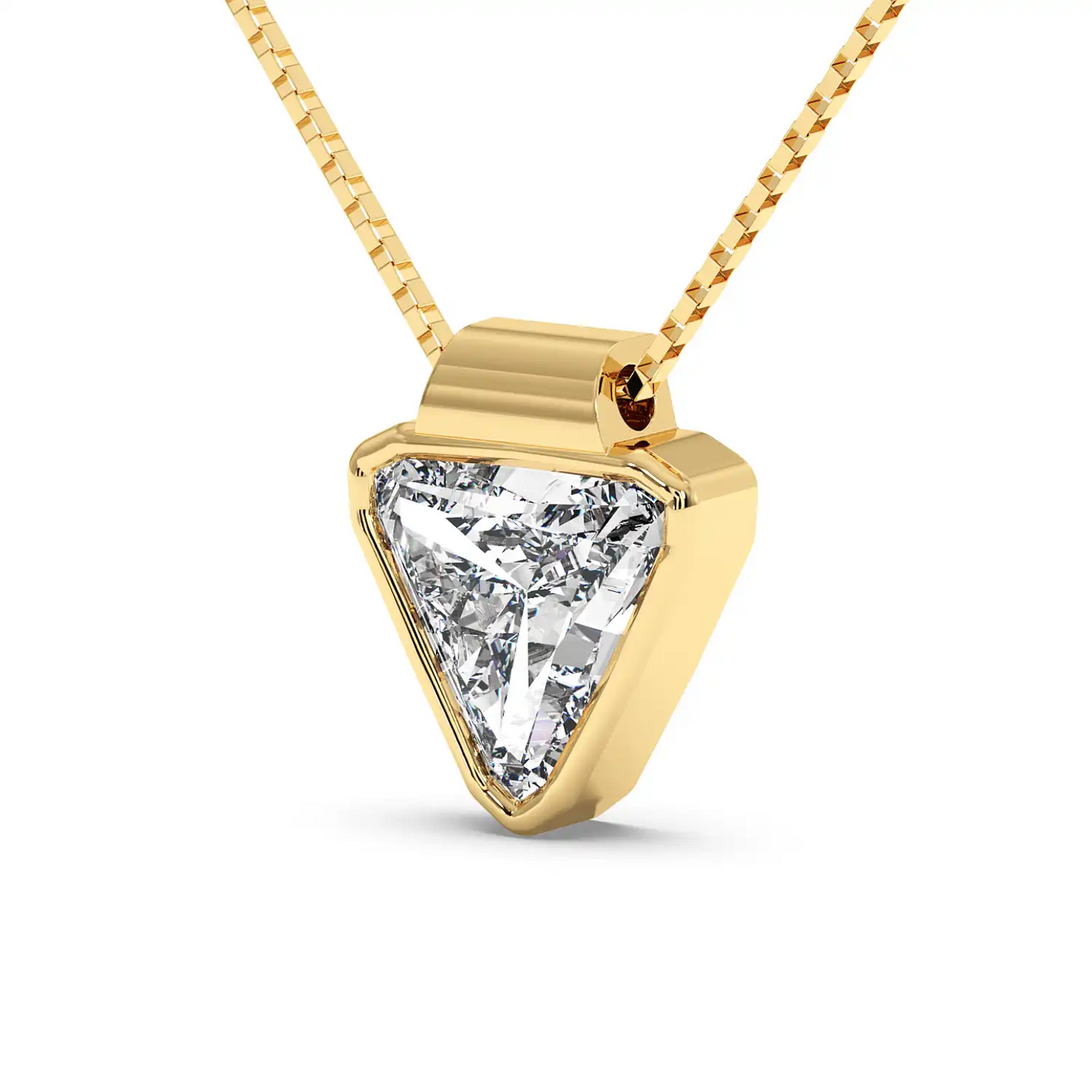 Solitaire Pendant - Trillion