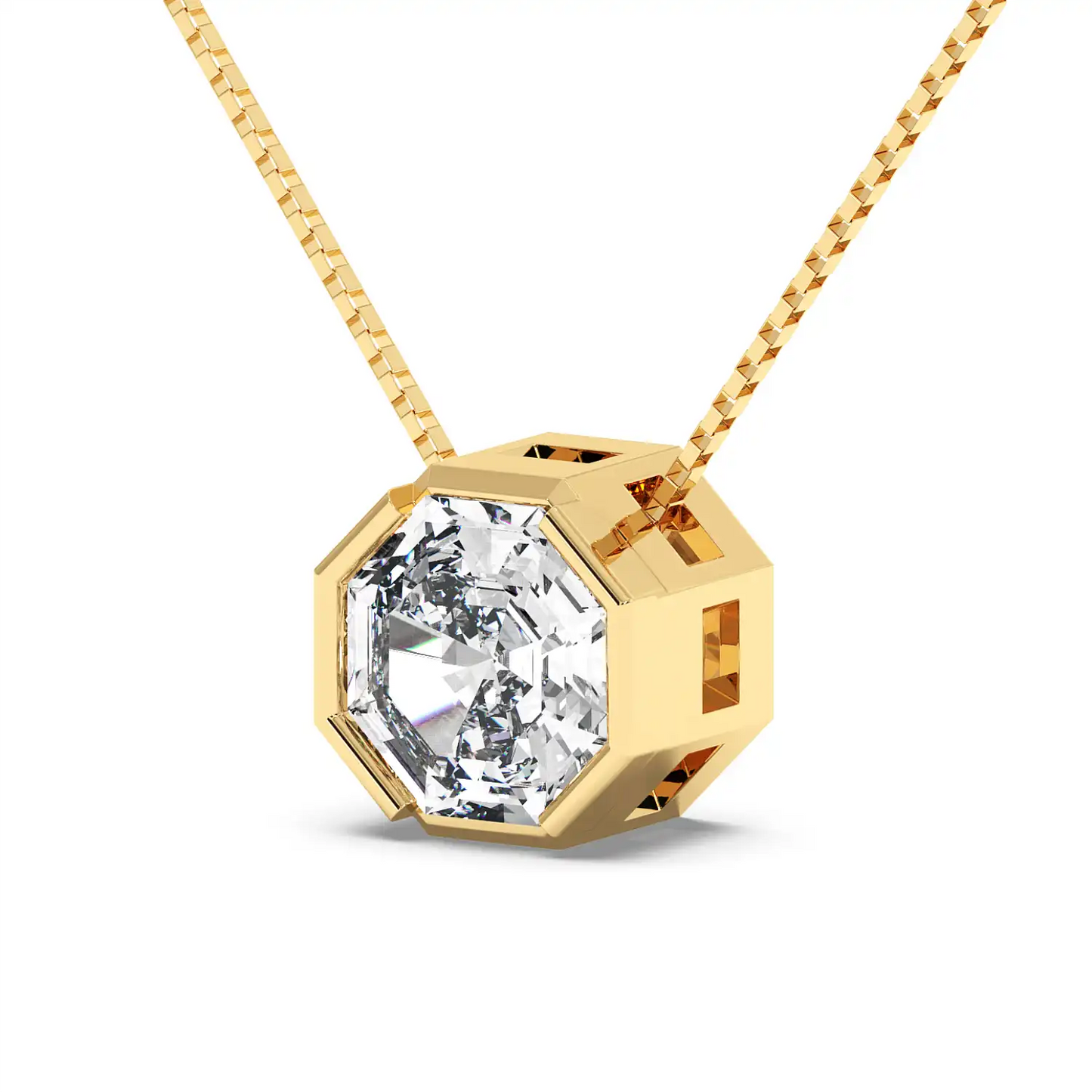 Solitaire Pendant - Octagon