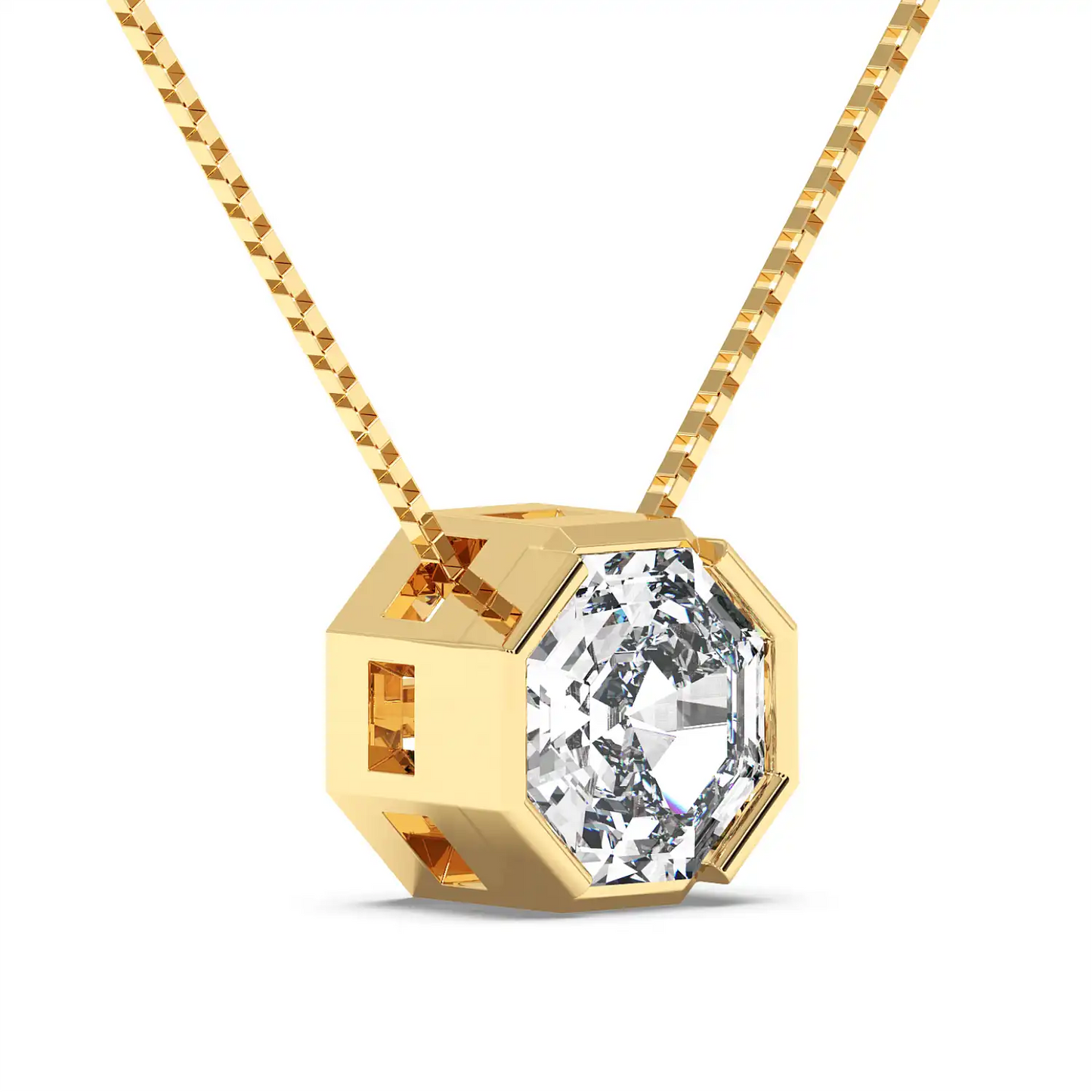 Solitaire Pendant - Octagon