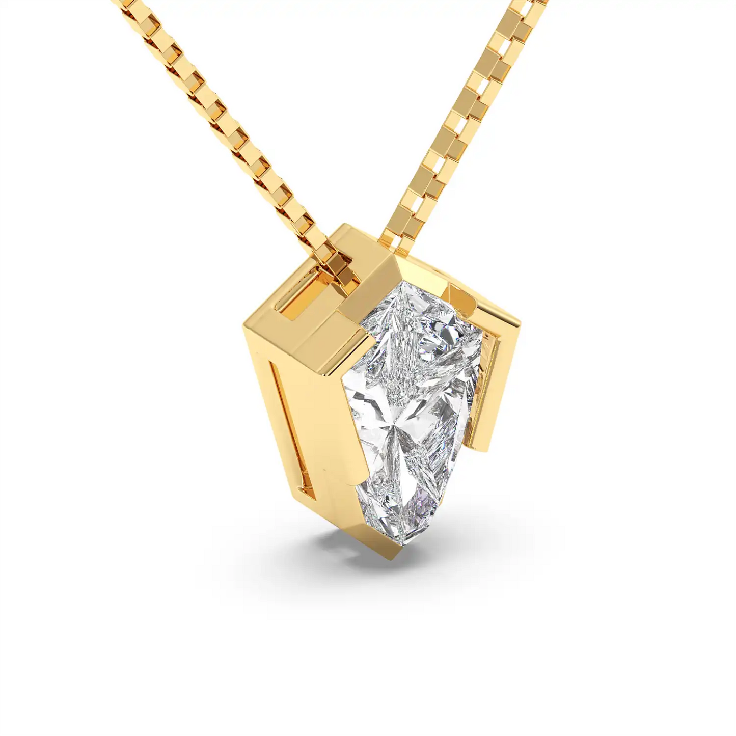 Solitaire Pendant - Shield
