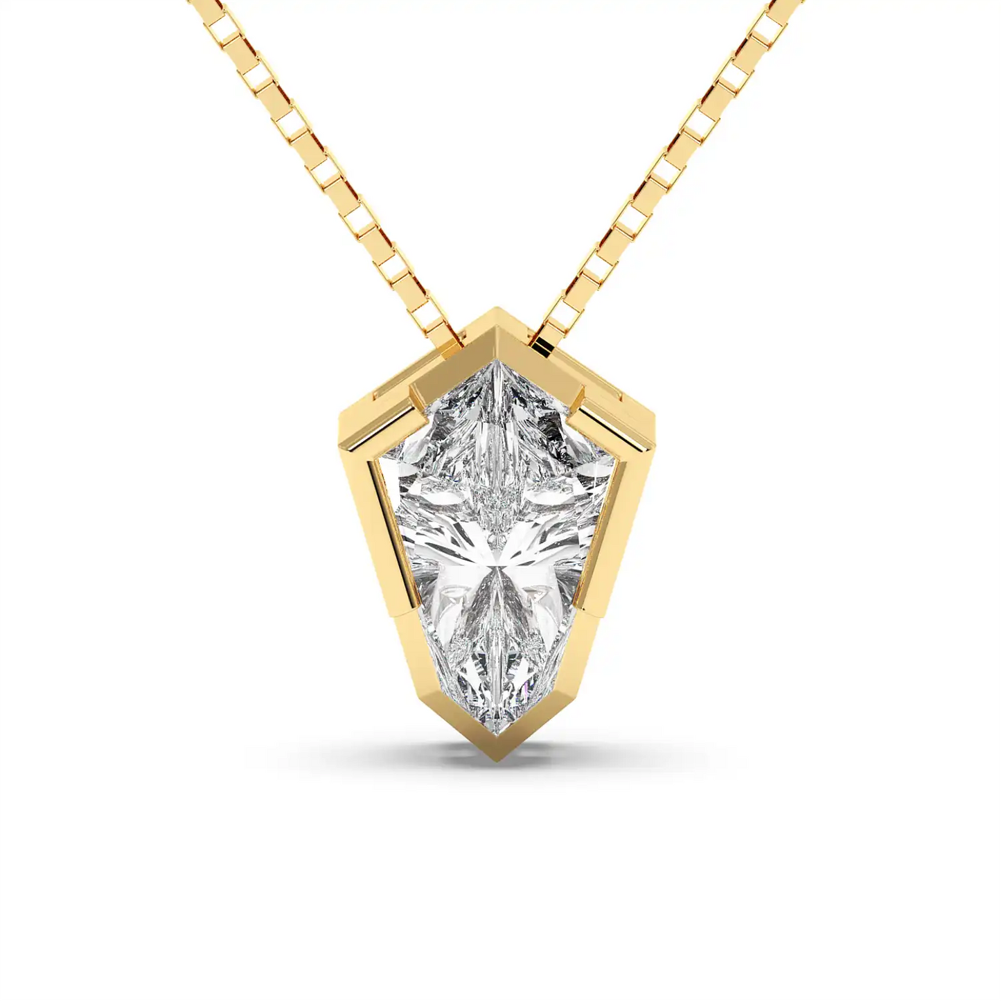 Solitaire Pendant - Shield