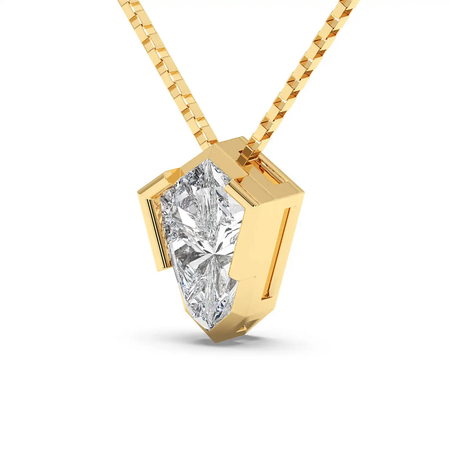 Solitaire Pendant - Shield
