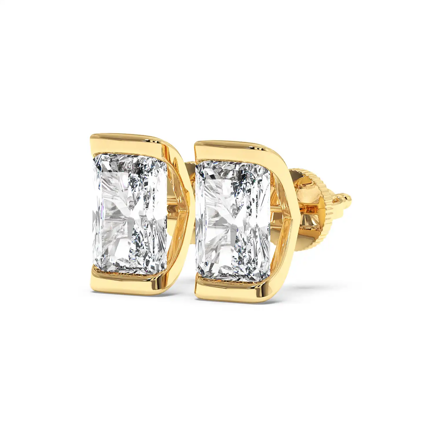 Solitaire Earring - Radiant