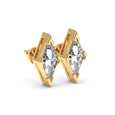 Solitaire Earring - Lozenge