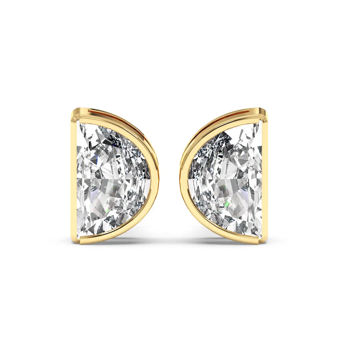Solitaire Earring - Halfmoon