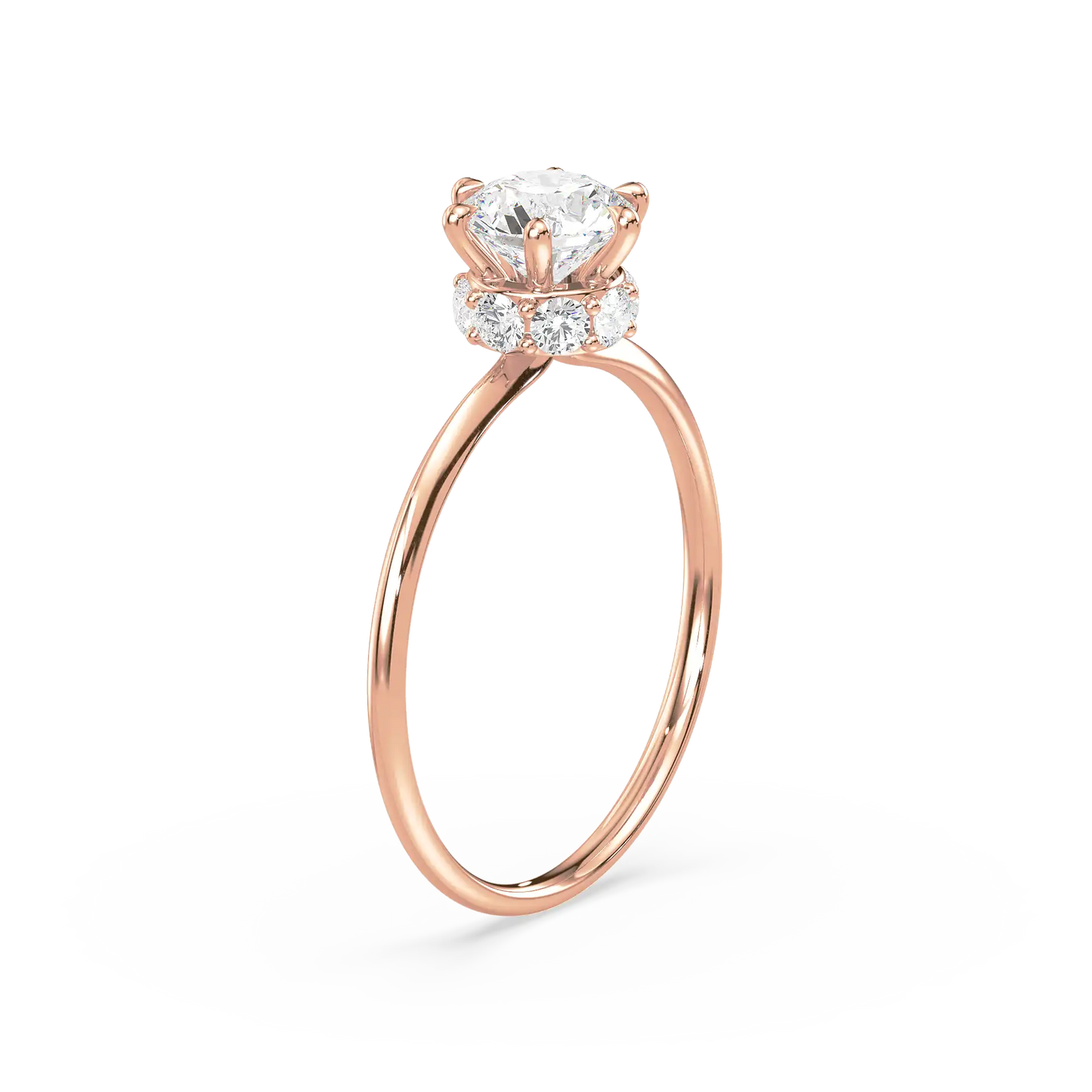 Solitaire Halo Ring