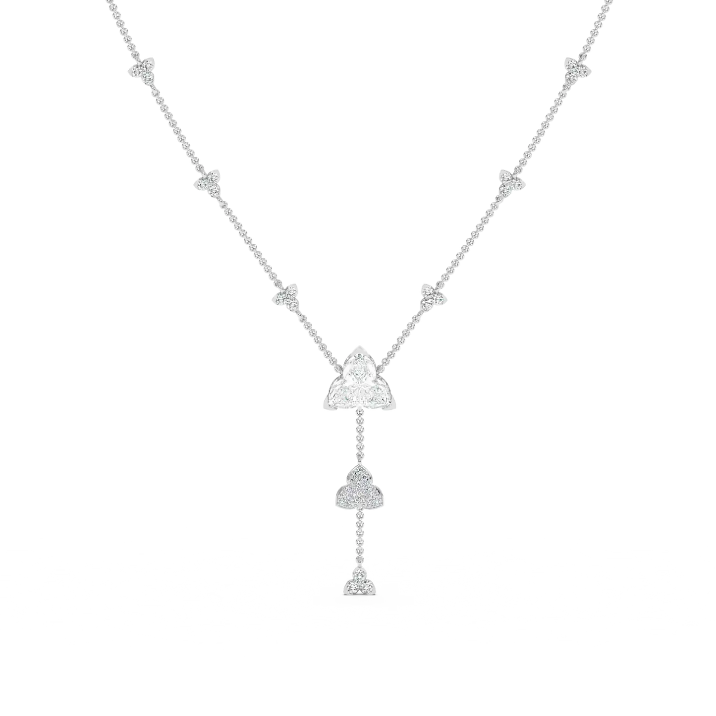 Petal Cascade Y-Necklace