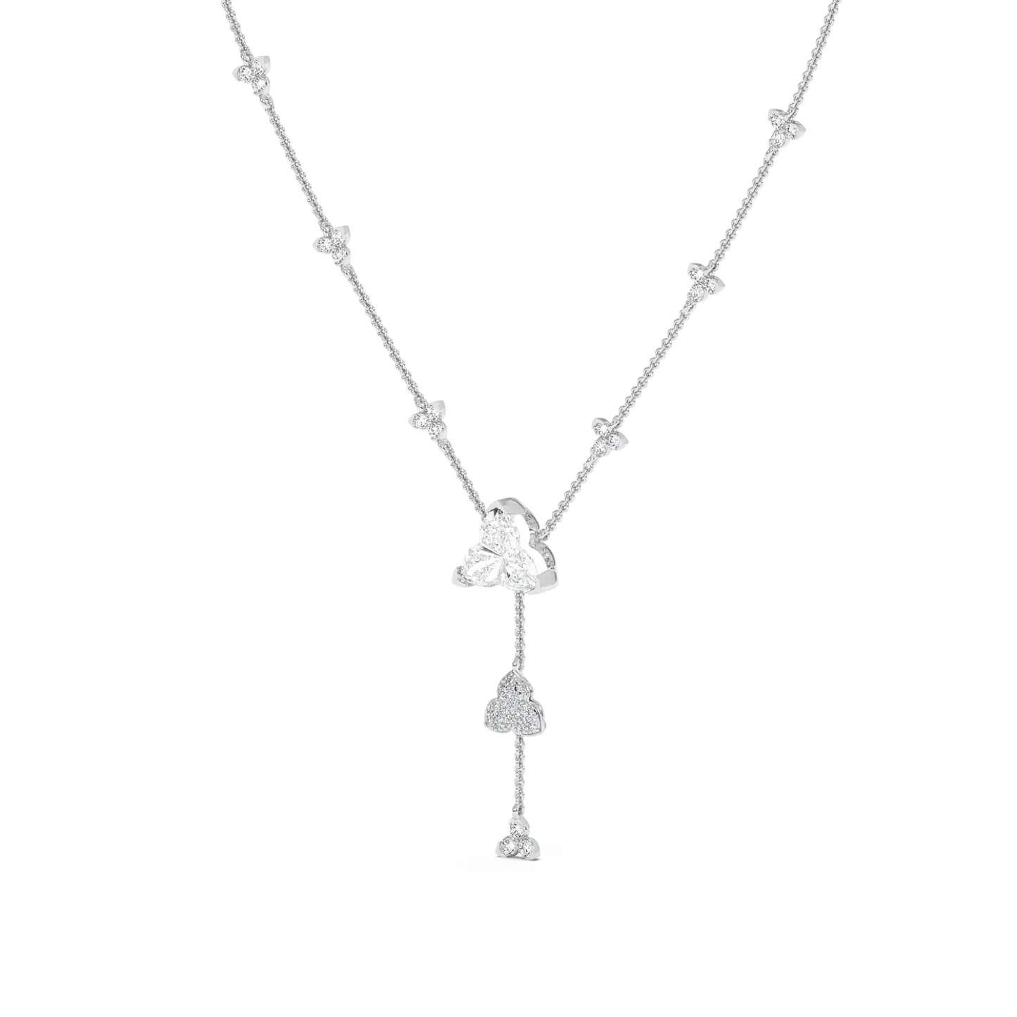 Petal Cascade Y-Necklace
