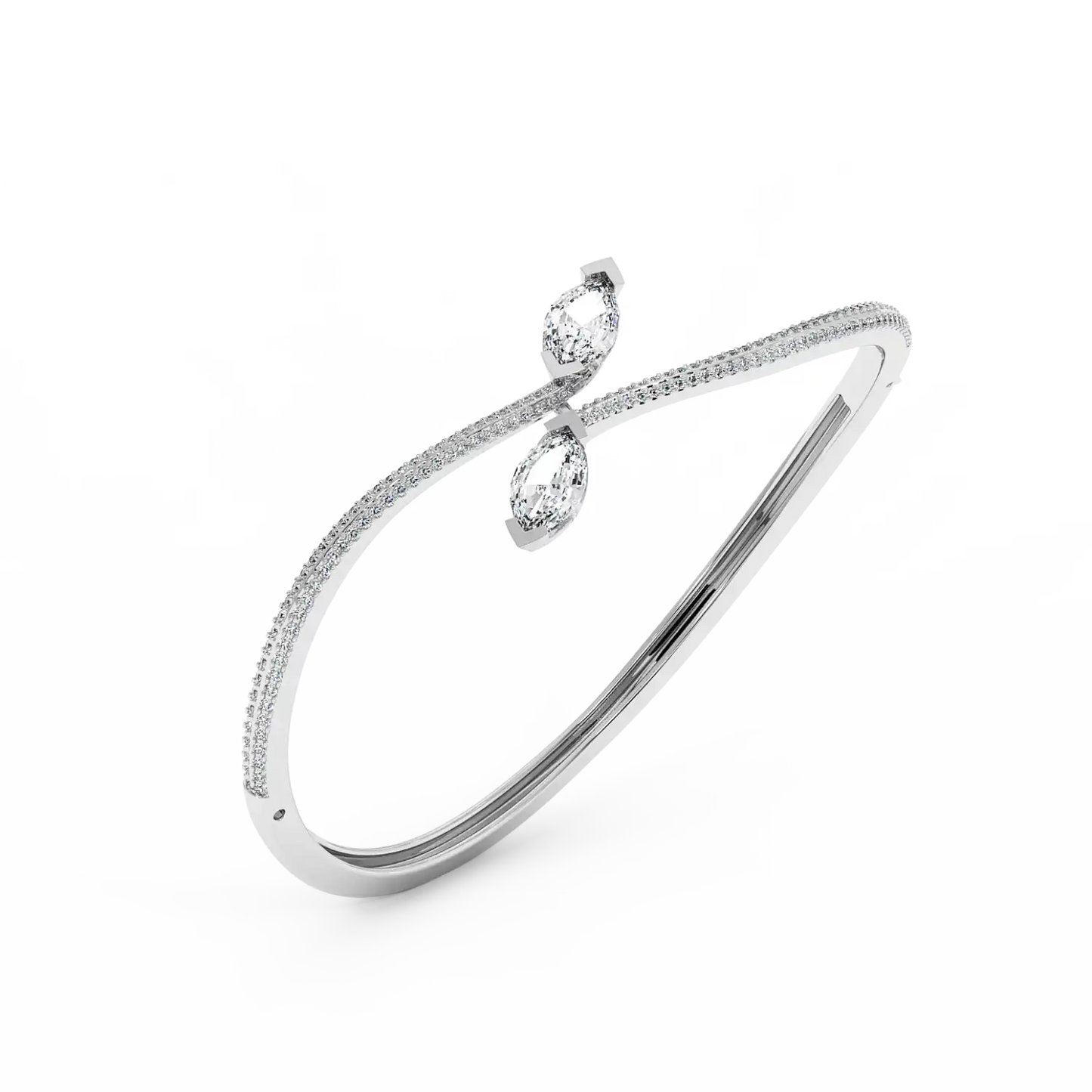 Lucent Marquise Bangle
